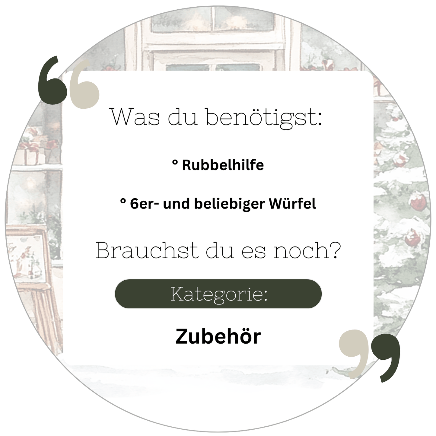 Date Ideen: Weihnachtsbaum - Sparchallenge A6