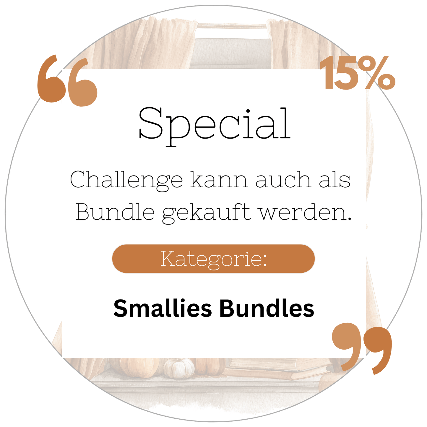 Smallies - Herbst Dekoration