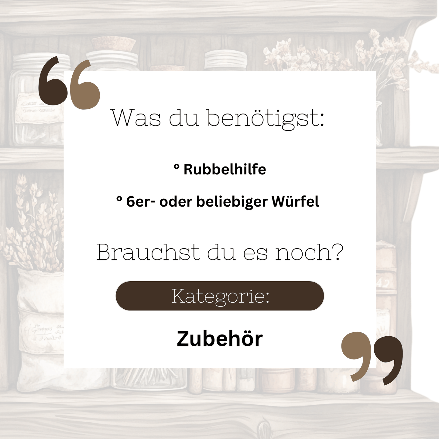 Reiseapotheke - Sparchallenge A6