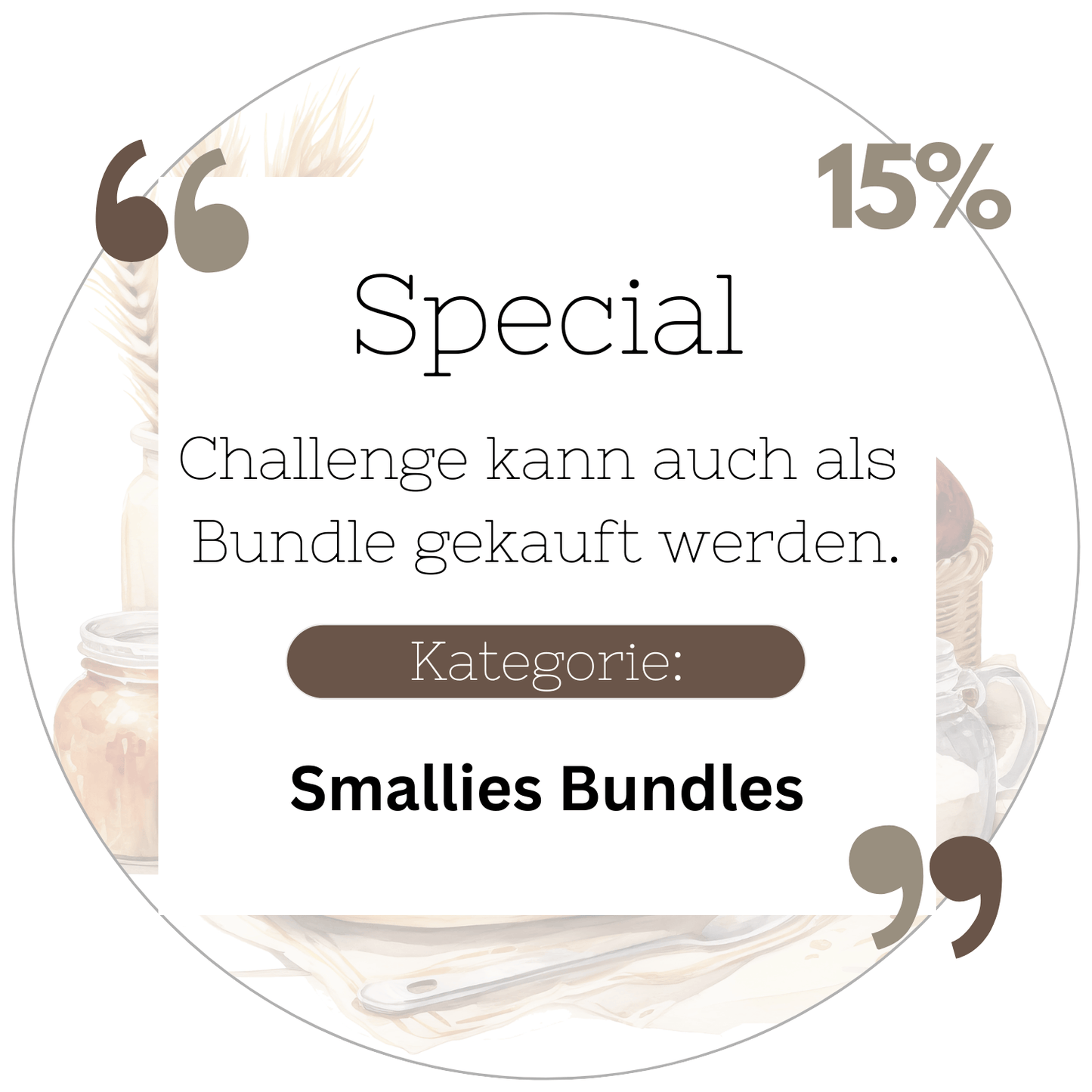 Smallies - Lebensmittel Brotzeit