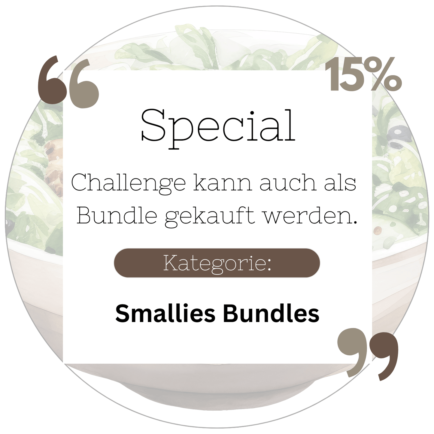 Smallies - Lebensmittel Salat