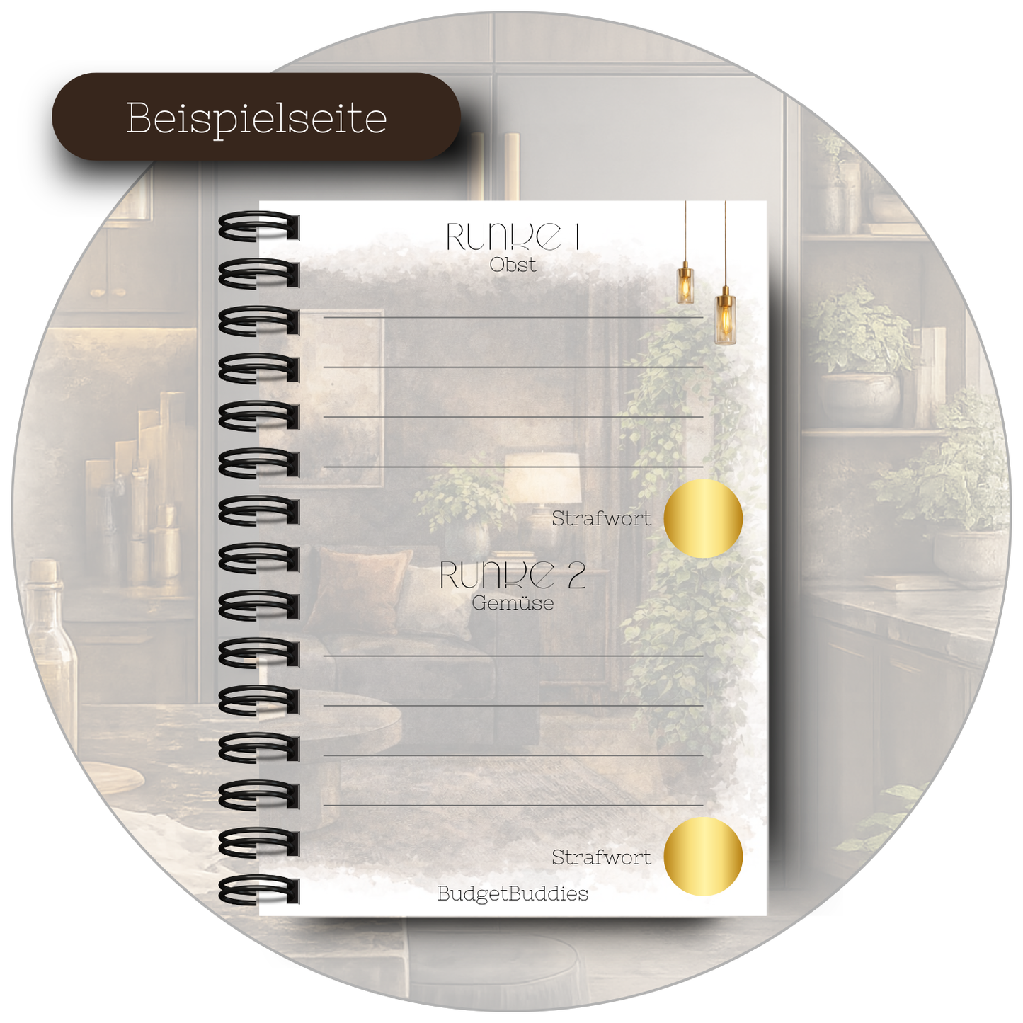 Letter & Taste - Sparbuch