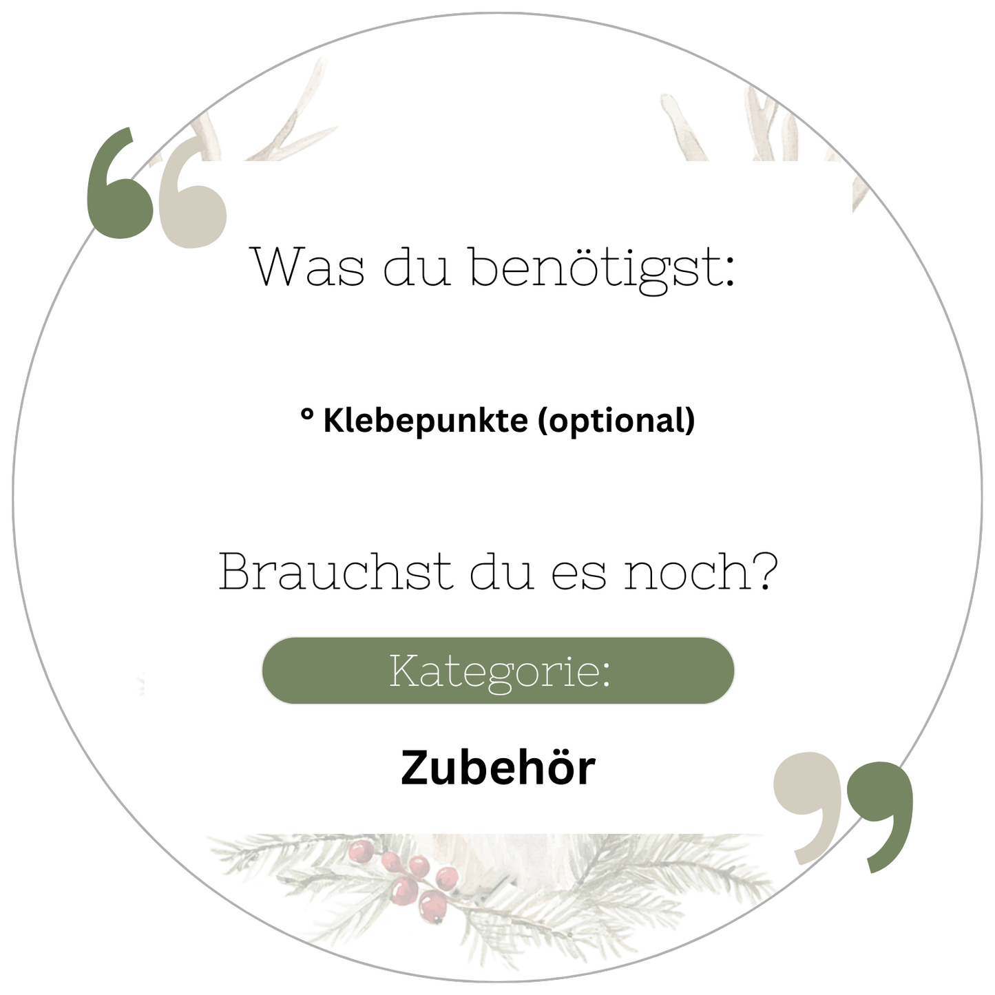 Sparplan Weihnachten - 3er - Klappkarte A6