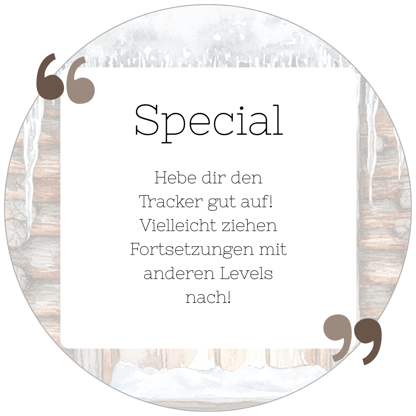 Winter-Lotti - Sparspiel - A6