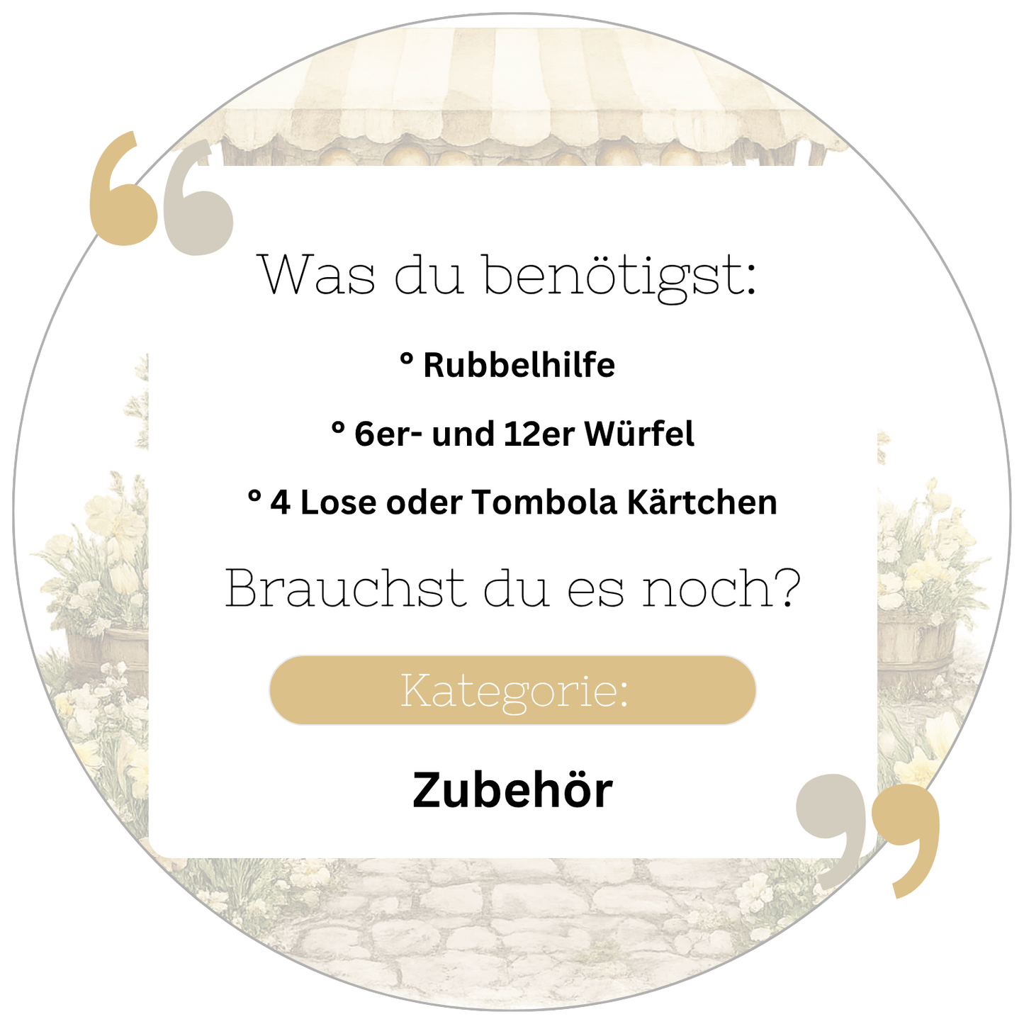 Wochenmarkt - 3er - Klappkarte A6