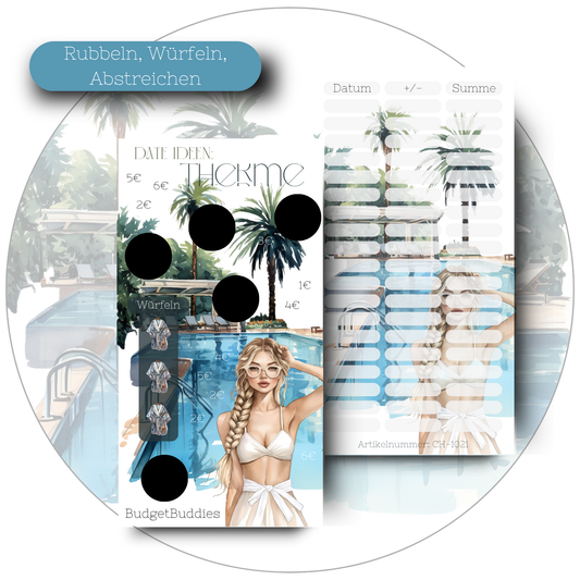 Date Ideen: Therme - Sparchallenge A6