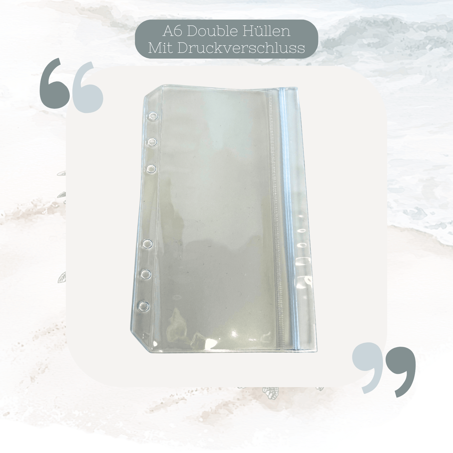 A6 - Double Hüllen mit Druckverschluss