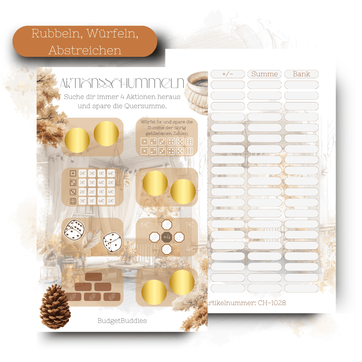 Aktionsschummeln - Sparspiel -  A6