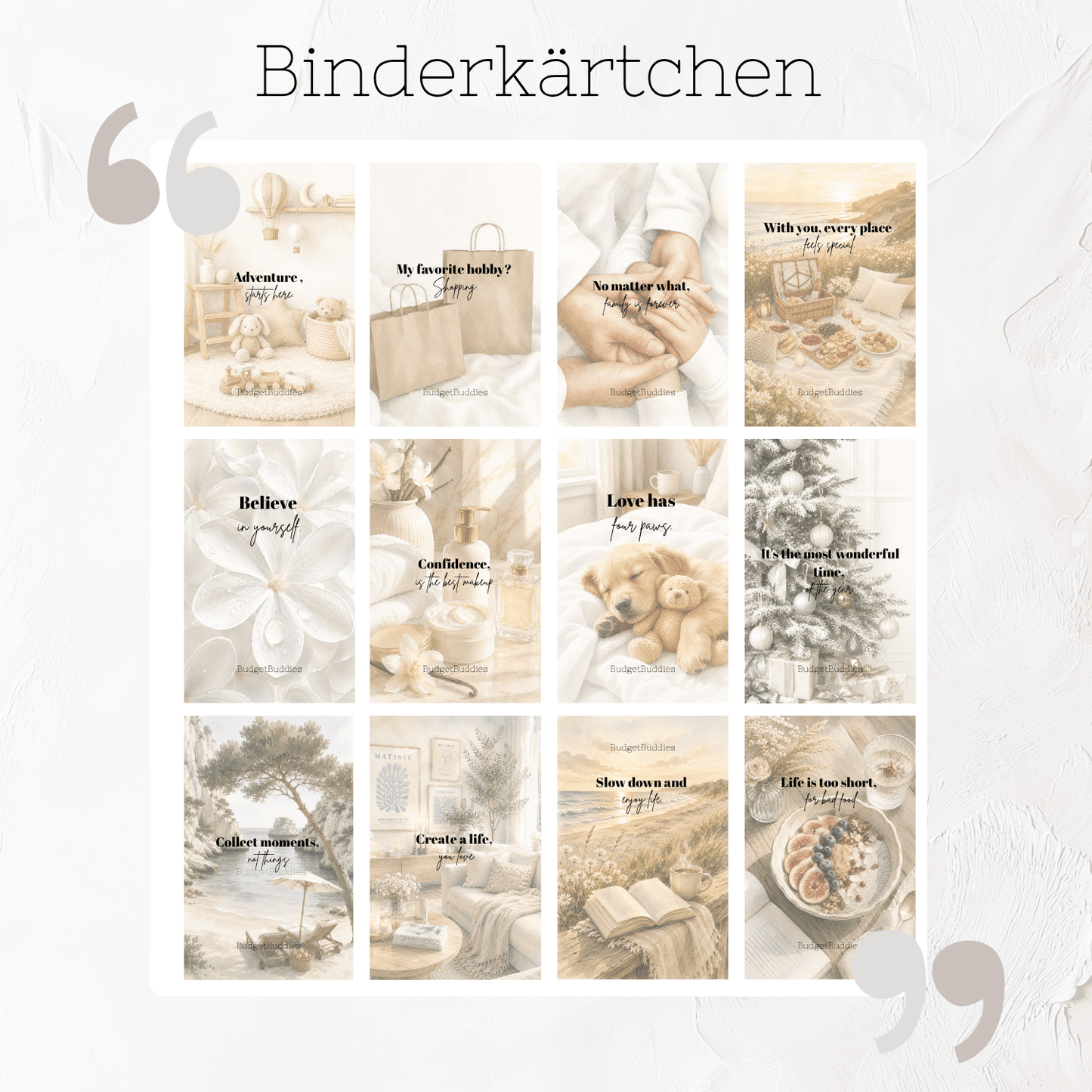 Binderkärtchen