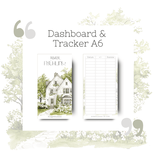 Frühling Dashboard Tracker A6