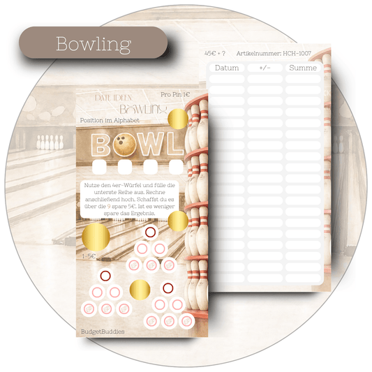 Date Idee: Bowling - Sparchallenge A6