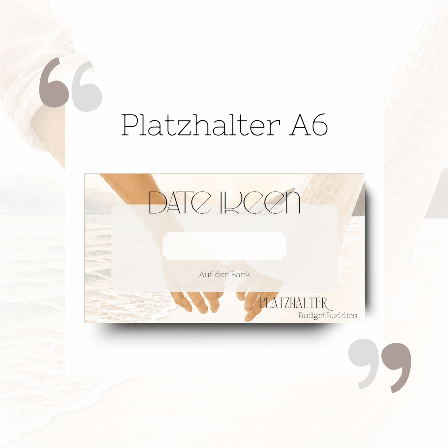 Date Ideen Platzhalter A6