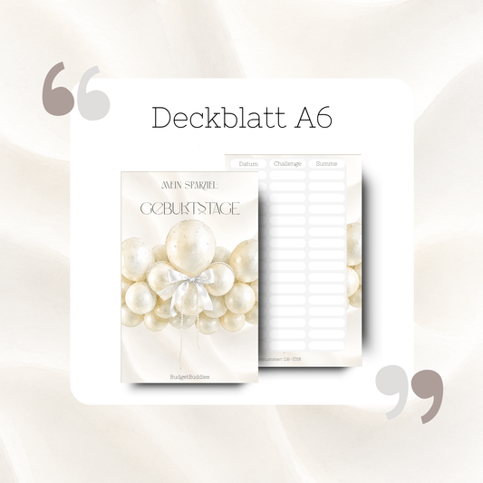 Geburtstage Deckblatt A6