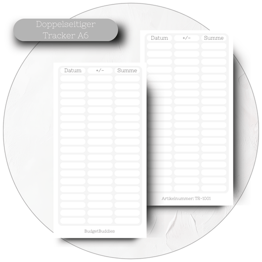 Doppelseitiger Tracker A6