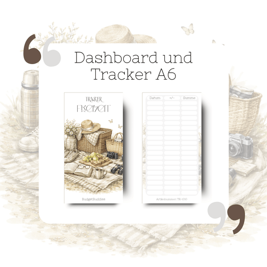 Freizeit Dashboard Tracker A6