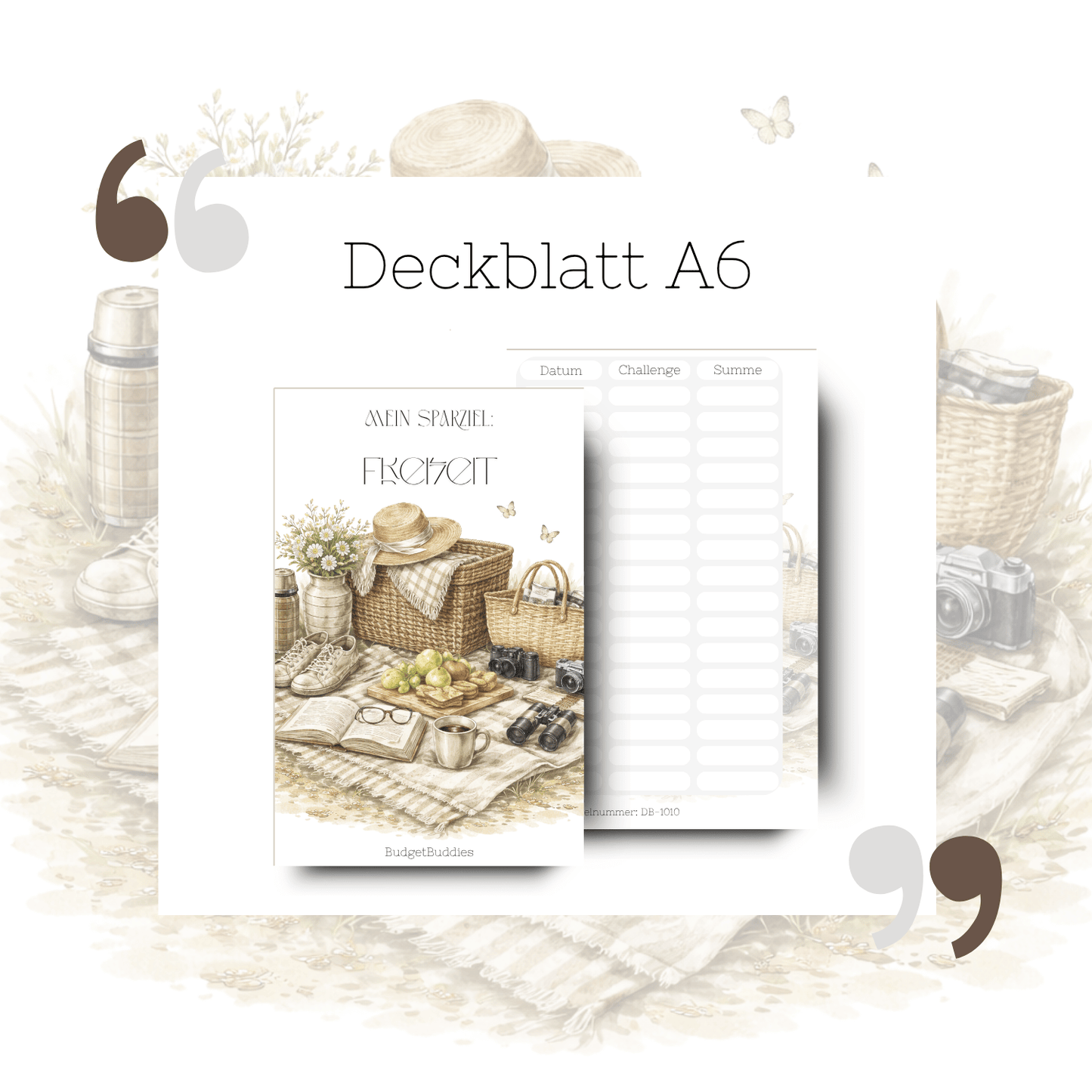 Freizeit Deckblatt A6