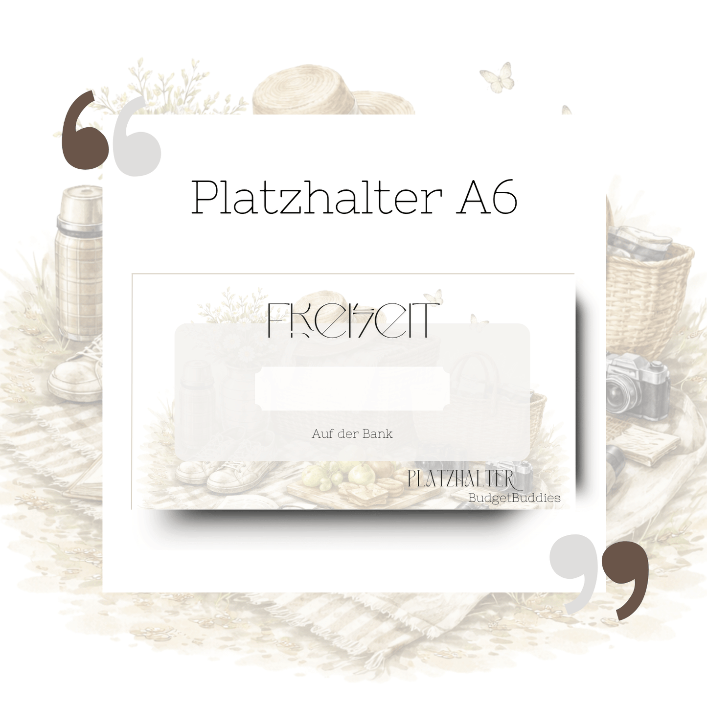 Freizeit Platzhalter A6