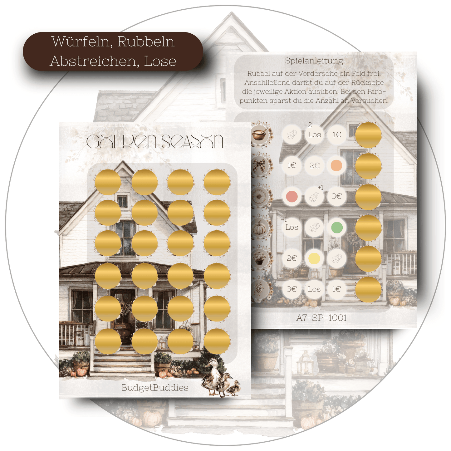 Golden Season - Einheftchallenge A7