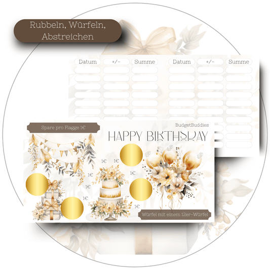 Happy Birthday - Sparchallenge A6