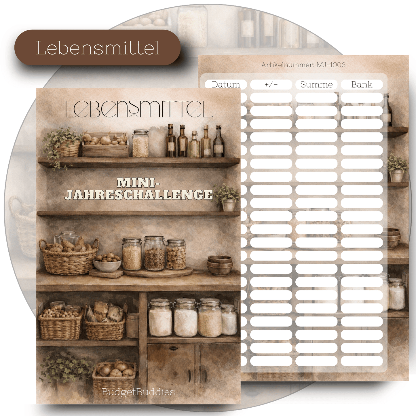 Lebensmittel - Mini-Jahreschallenge A6