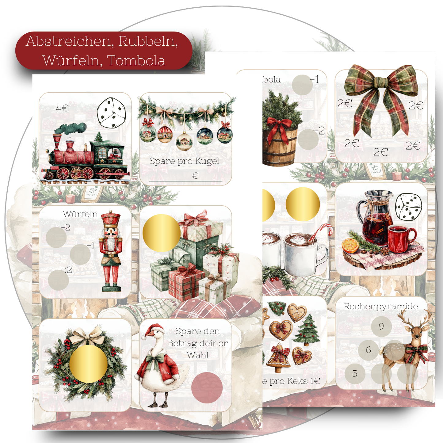 Weihnachten - Mini-Jahreschallenge A6