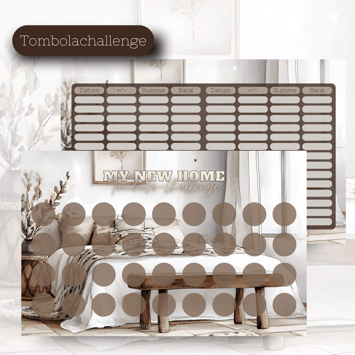 My new Home - Tombolachallenge A6 zum Einheften
