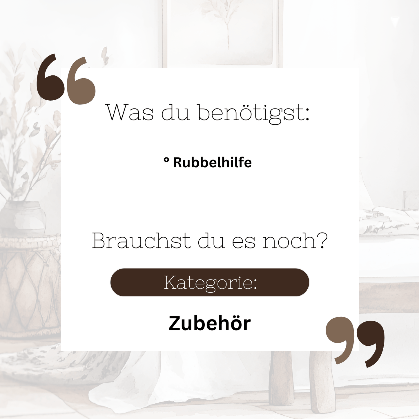 My new Home - Rubbelchallenge A6 zum Einheften