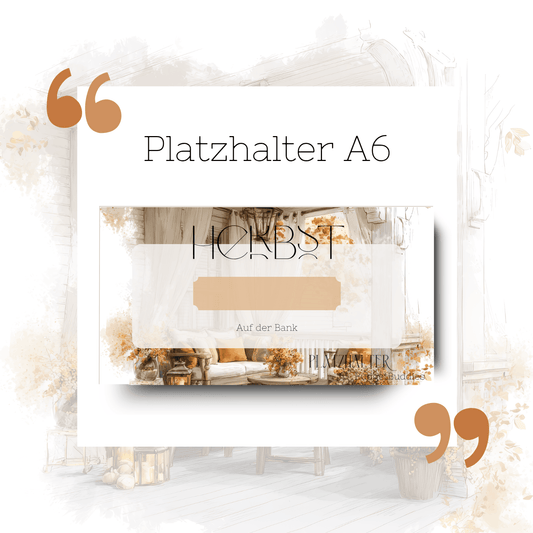 Herbst Platzhalter A6
