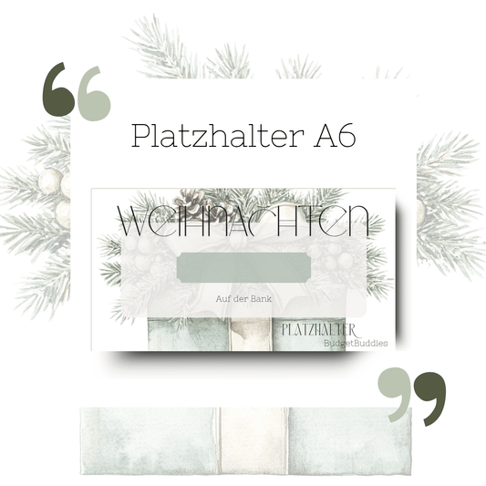 Weihnachten Platzhalter A6