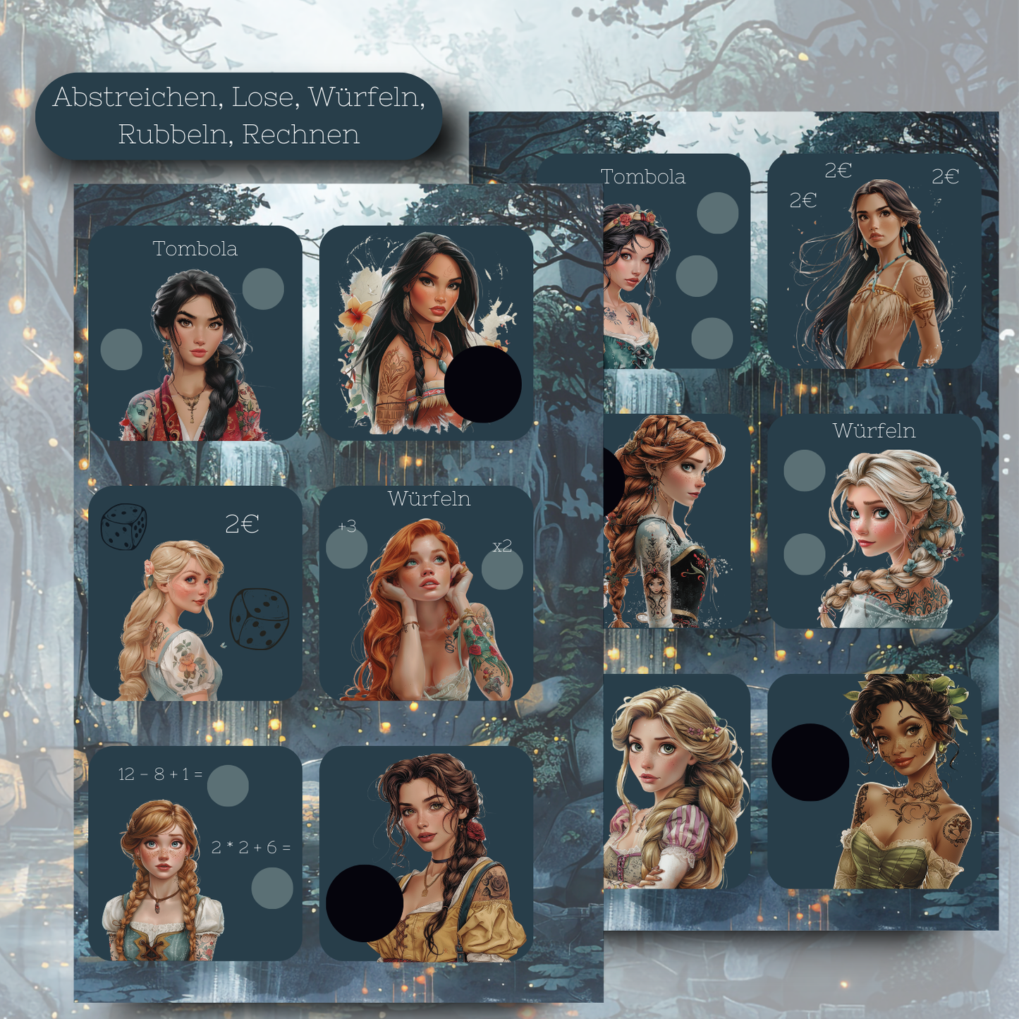 Princess Dreams - Mini-Jahreschallenge A6