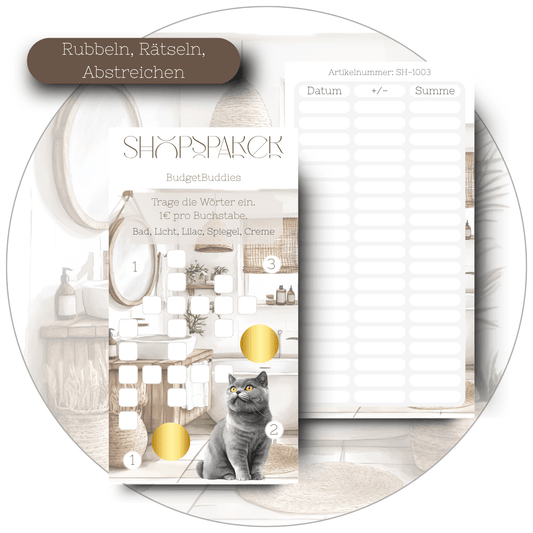 Shopsparer - Sparchallenge März A6