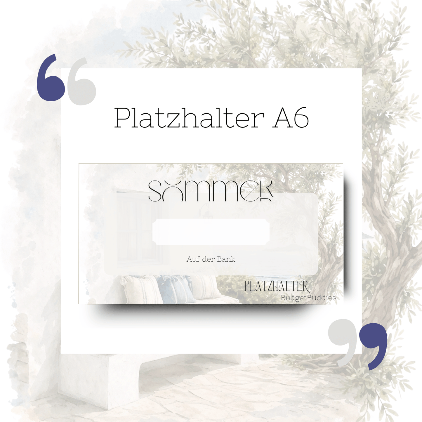 Sommer Platzhalter A6