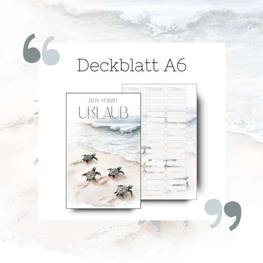 Urlaub Deckblatt A6
