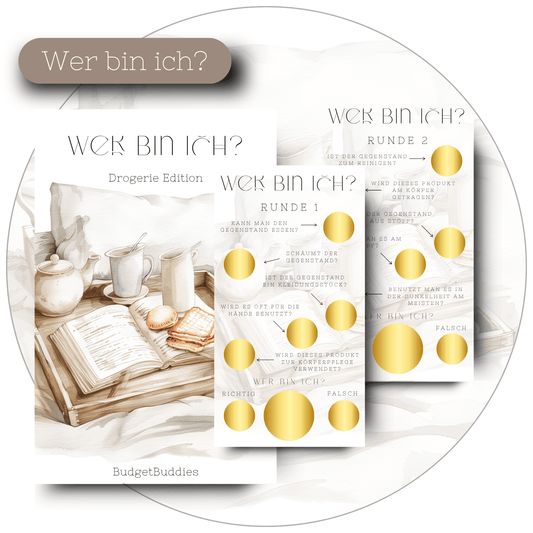 Wer bin ich? - Sparspiel A6