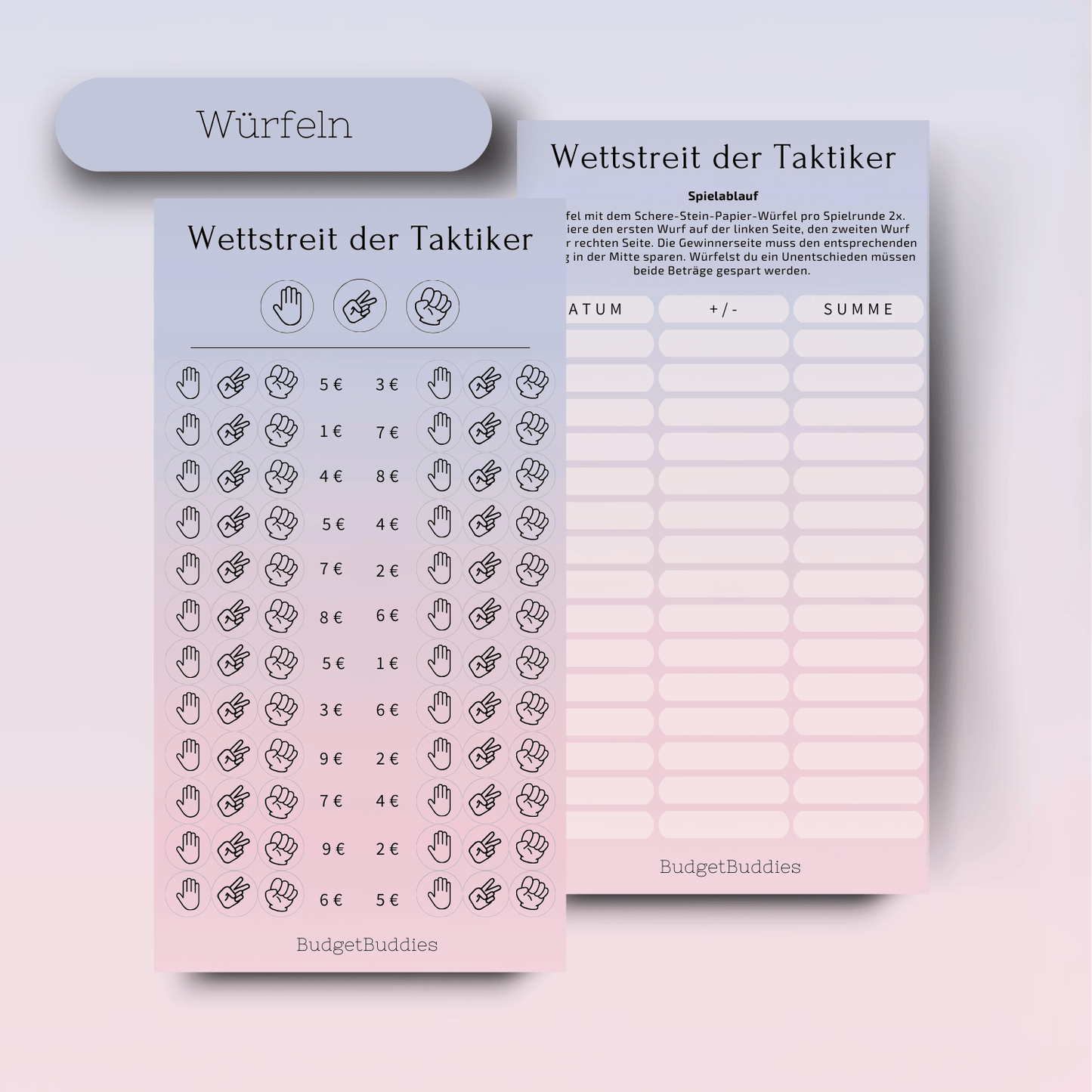 Wettstreit der Taktiker - Sparchallenge A6