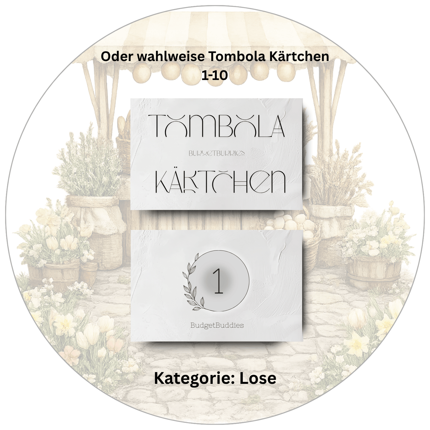 Wochenmarkt - 3er - Klappkarte A6