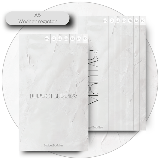 Wochenregister BudgetBuddies