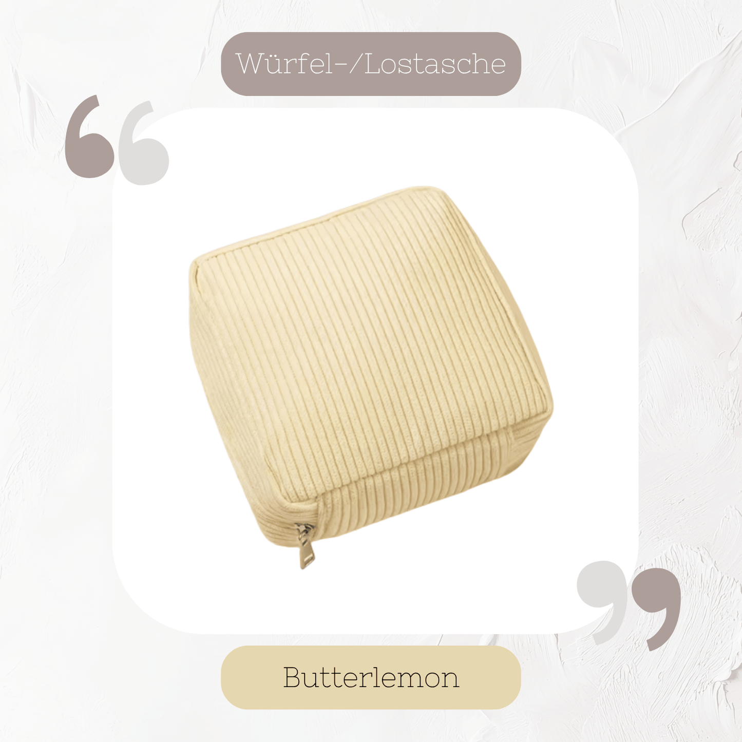 Würfel-/ Lostaschen