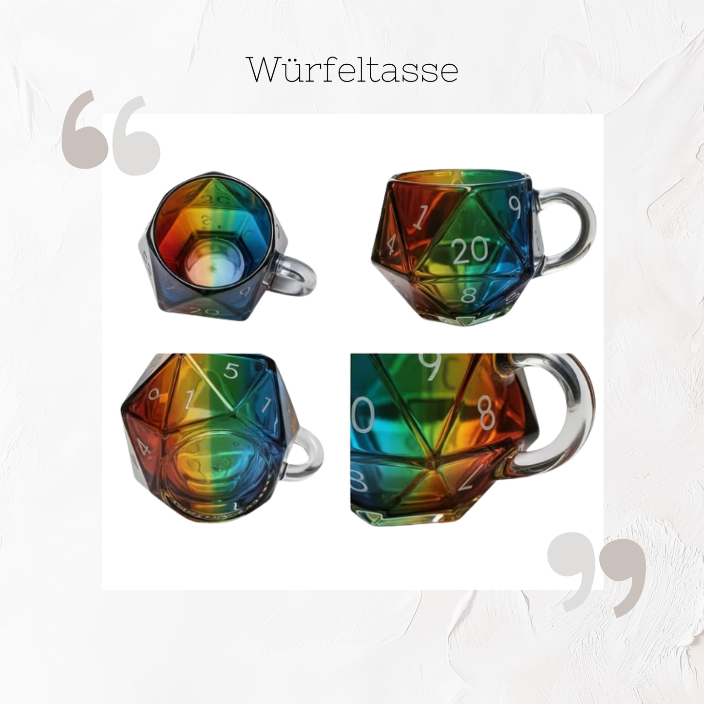 Würfeltasse