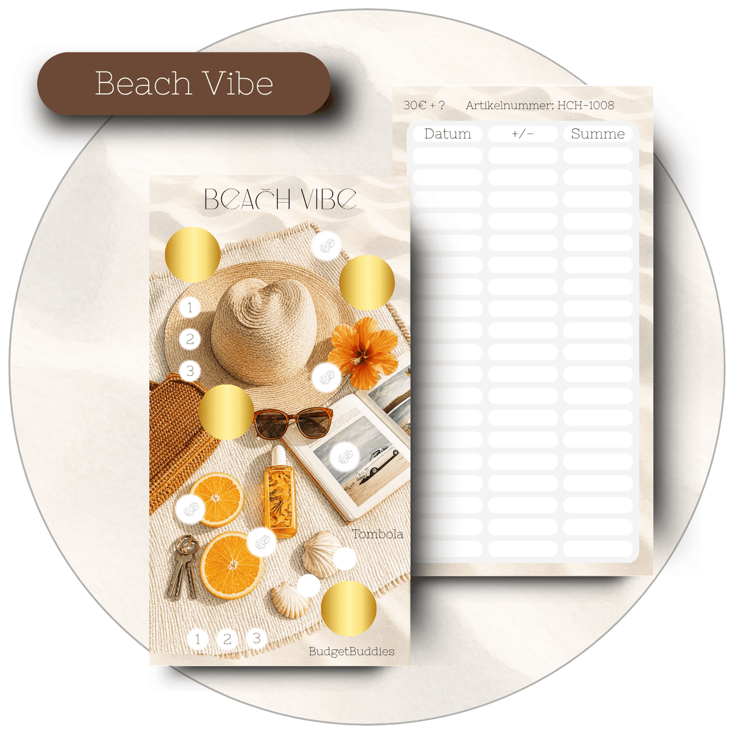 Beach Vibe - Sparchallenge A6
